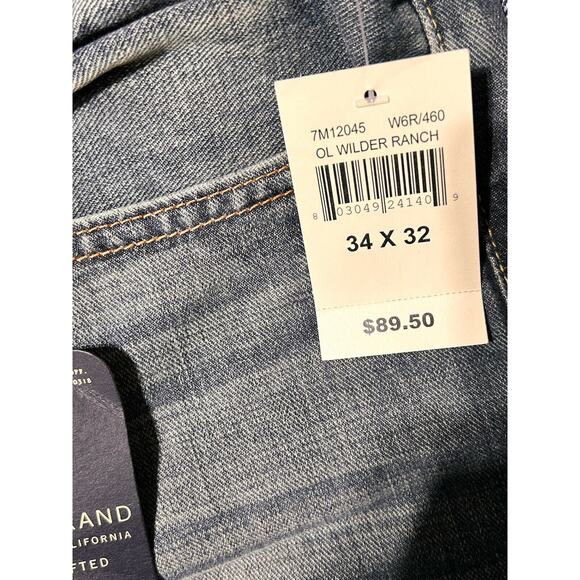 Lucky Brand Men's 181 Relaxed Straight Jean Blue, Size 34W X 32L OL Wilder Ranch - Picture 10 of 10